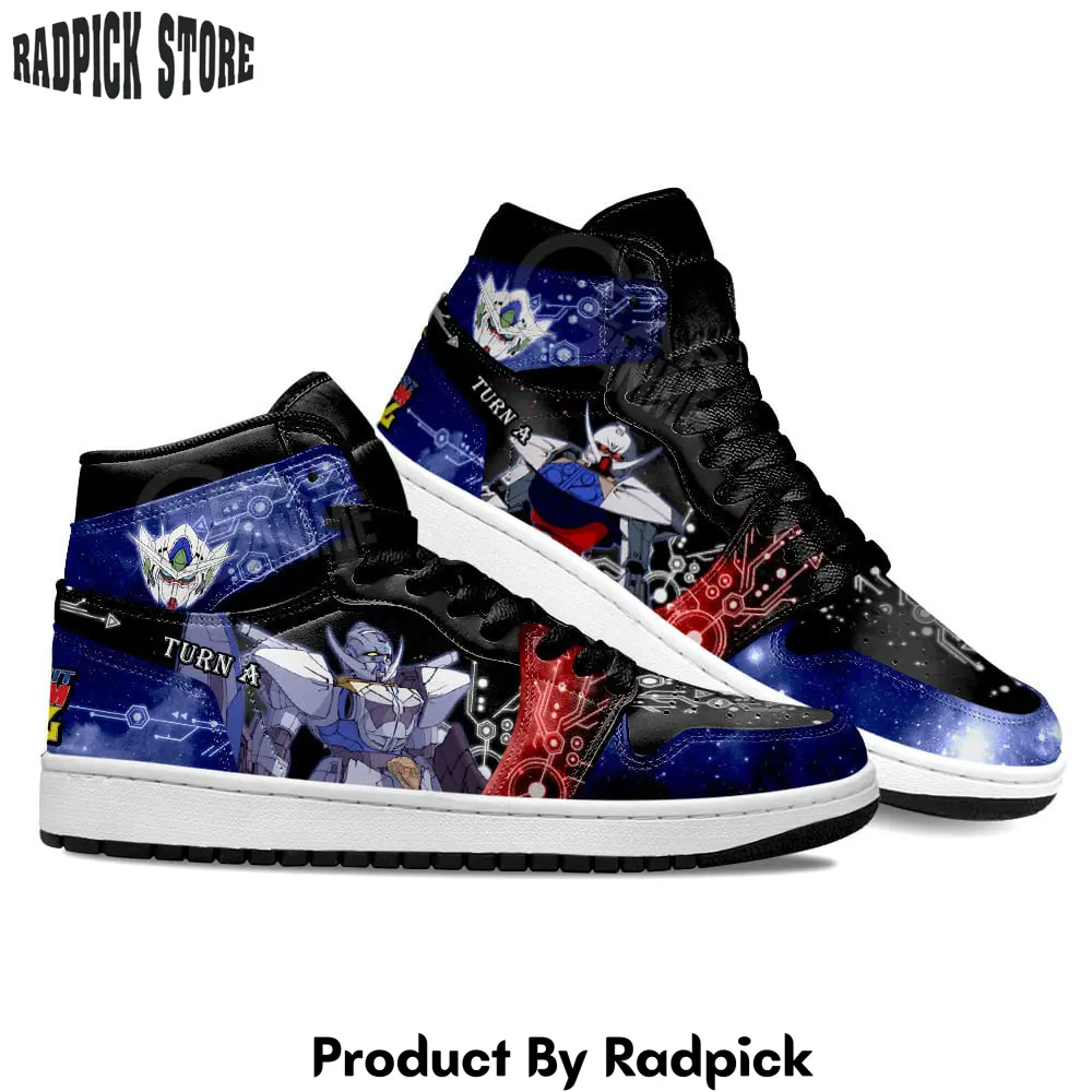 Turn a gundam air jordan high top sneakers anime mv14  rp0352218